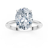 1 Carat Oval Solitaire Diamond Ring