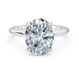 1 Carat Oval Solitaire Diamond Ring