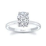 1.25 Carat Oval Solitaire Diamond Ring