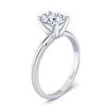 2 Carat Oval Solitaire Lab Grown Diamond Ring