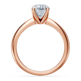 1 Carat Oval Solitaire Diamond Ring