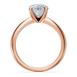 1 Carat Oval Solitaire Diamond Ring