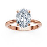1 Carat Oval Solitaire Diamond Ring