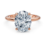 1 Carat Oval Solitaire Diamond Ring