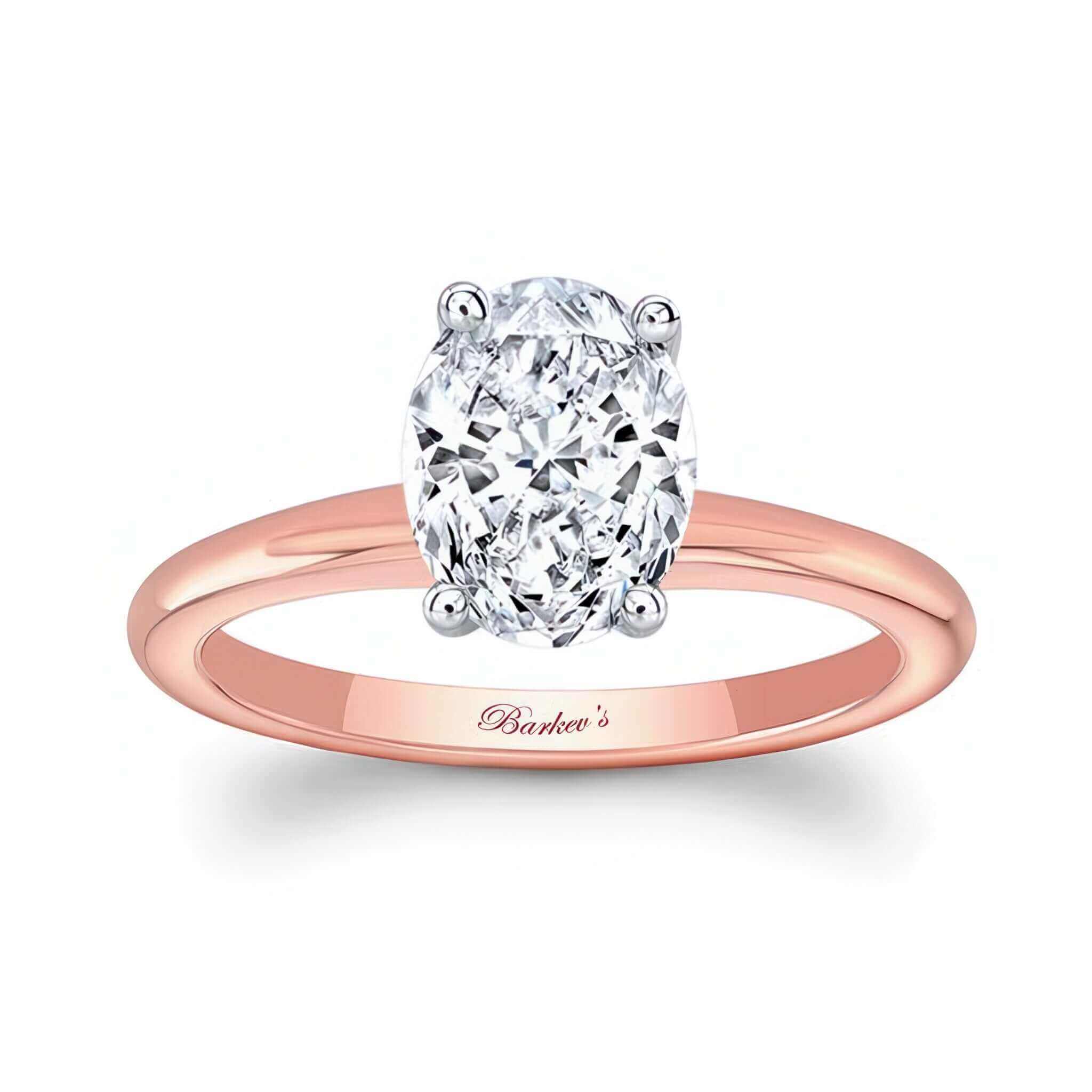 1.25 Carat Oval Solitaire Lab Grown Diamond Ring