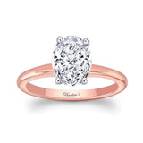 2 Carat Oval Solitaire Lab Grown Diamond Ring