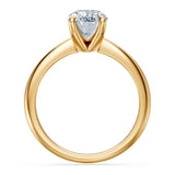 1 Carat Oval Solitaire Diamond Ring