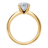 1 Carat Oval Solitaire Diamond Ring
