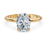 1 Carat Oval Solitaire Diamond Ring