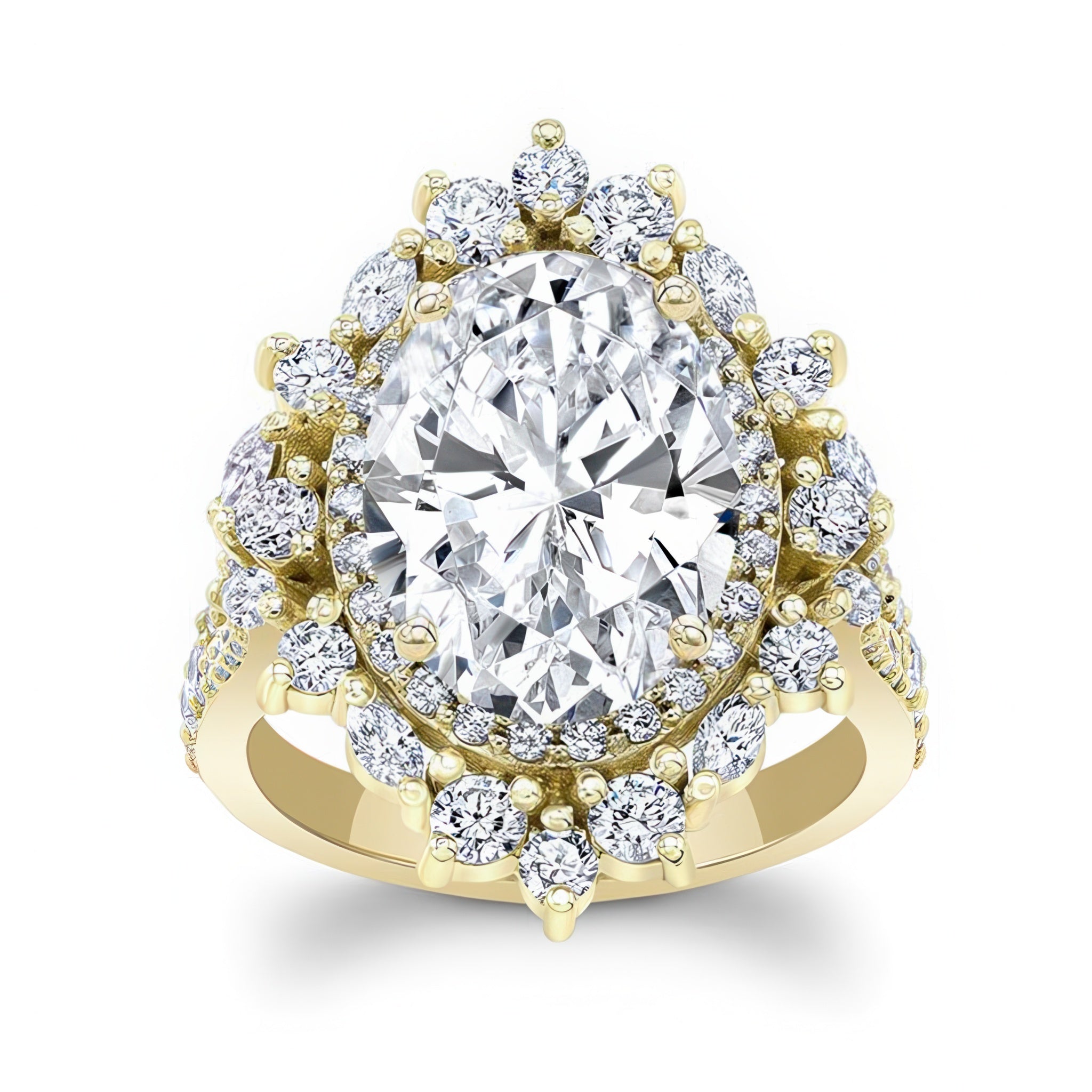 5 Carat Oval Diamond Ring