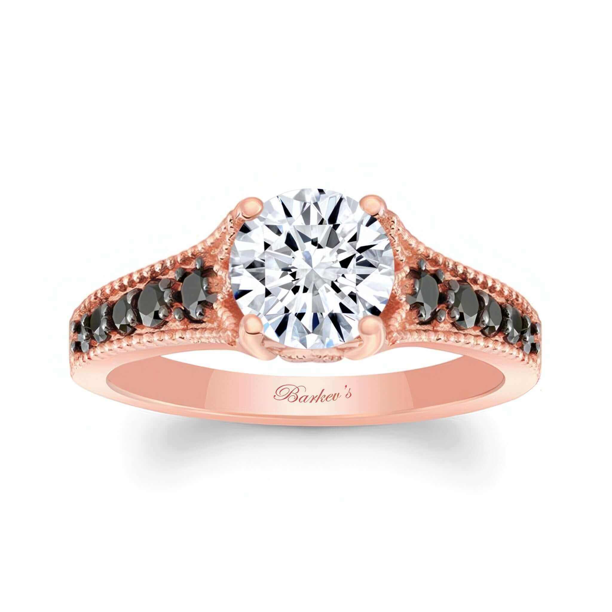 Vintage Ring With Black Diamonds