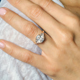3 Carat Cushion Cut Diamond Ring