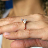 3 Carat Cushion Cut Diamond Ring