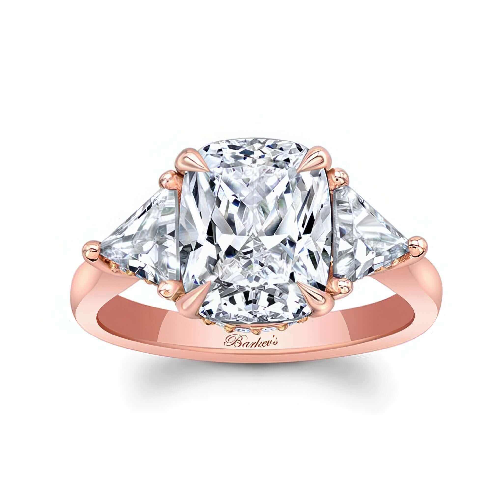 3 Carat Cushion Cut Diamond Ring