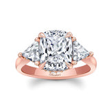 3 Carat Cushion Cut Lab Diamond Ring