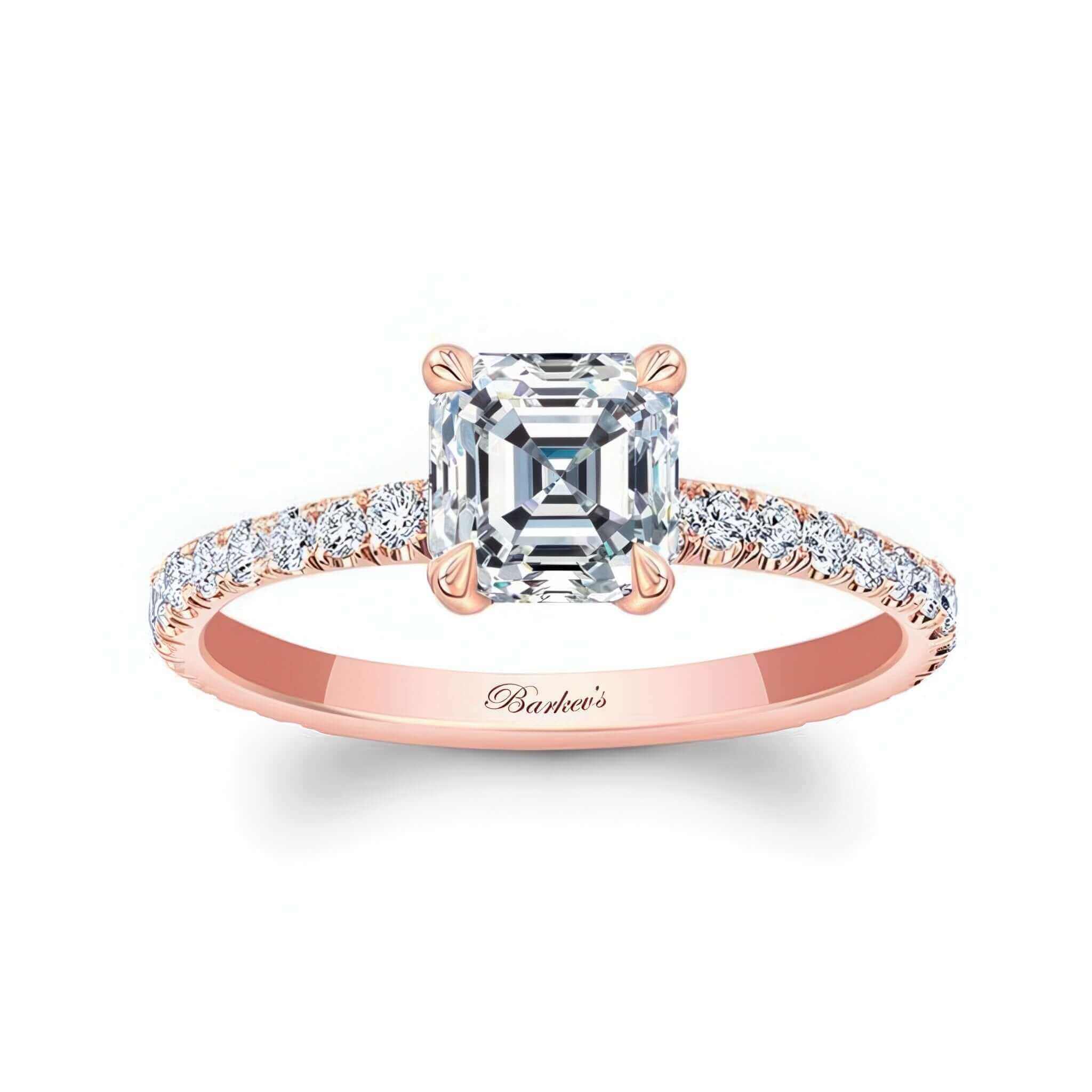 Asscher Diamond Ring