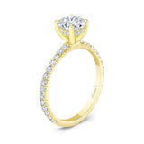Asscher Moissanite Ring
