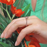 Pear Shape Lab Grown Diamond Ring