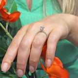 Pear Shape Lab Grown Diamond Ring