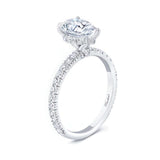 Pear Shape Lab Grown Diamond Ring