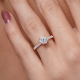 Diamond Halo Engagement Ring