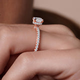 Diamond Halo Engagement Ring