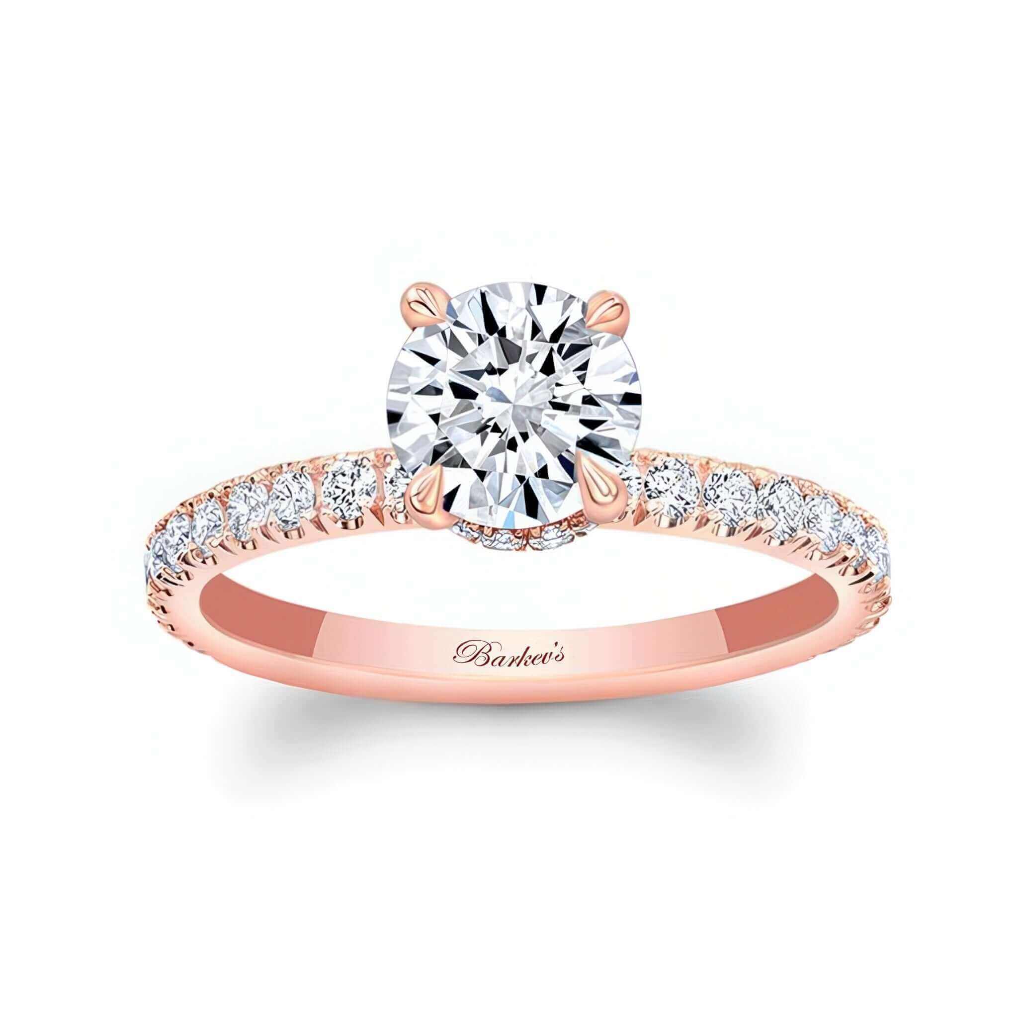 Diamond Halo Engagement Ring