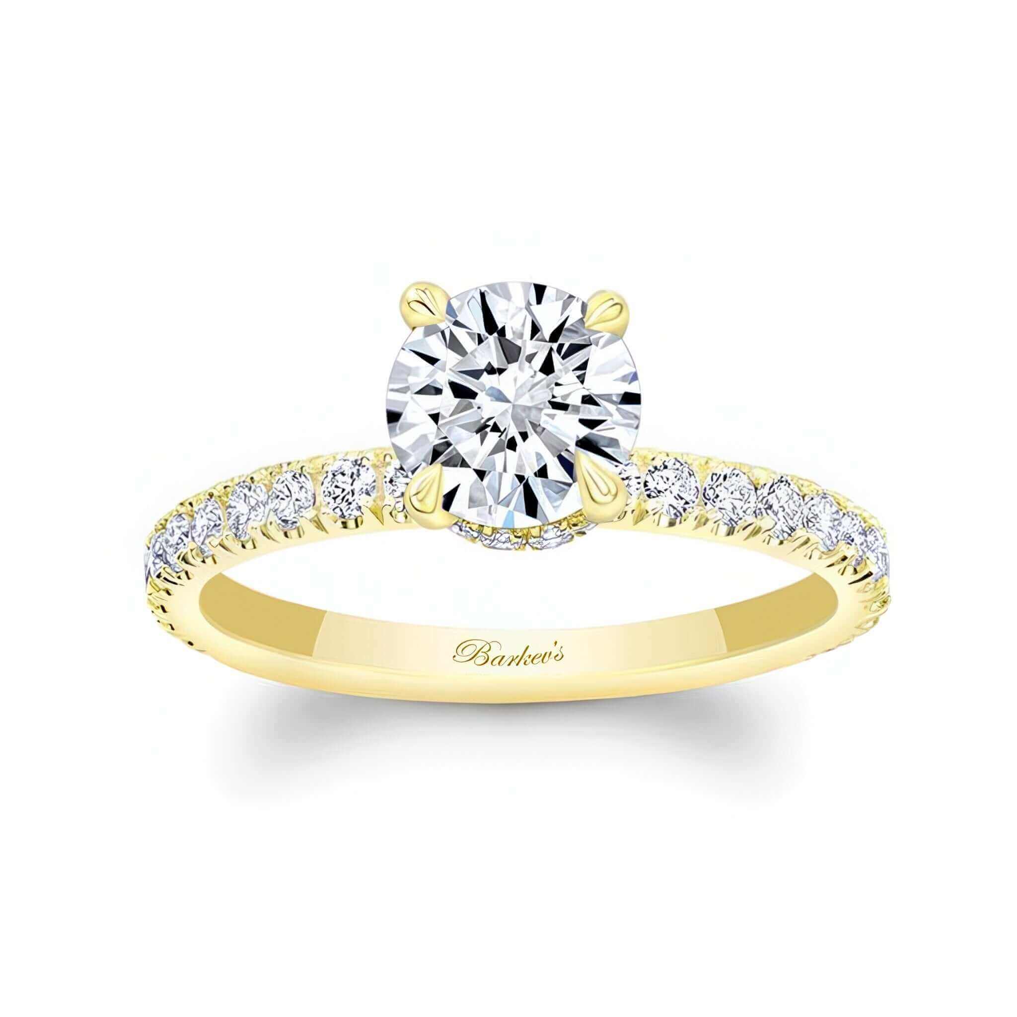 Diamond Halo Engagement Ring