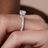Diamond Halo Engagement Ring
