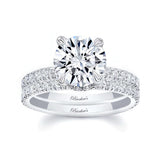 3 Carat Diamond Halo Wedding Set