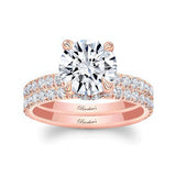 3 Carat Diamond Halo Wedding Set
