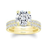 3 Carat Diamond Halo Wedding Set