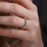 1.3 Carat Princess Cut Diamond Half Eternity Band
