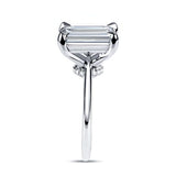 5 Carat Emerald Cut Diamond Ring