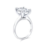 5 Carat Radiant Cut Lab Diamond Ring