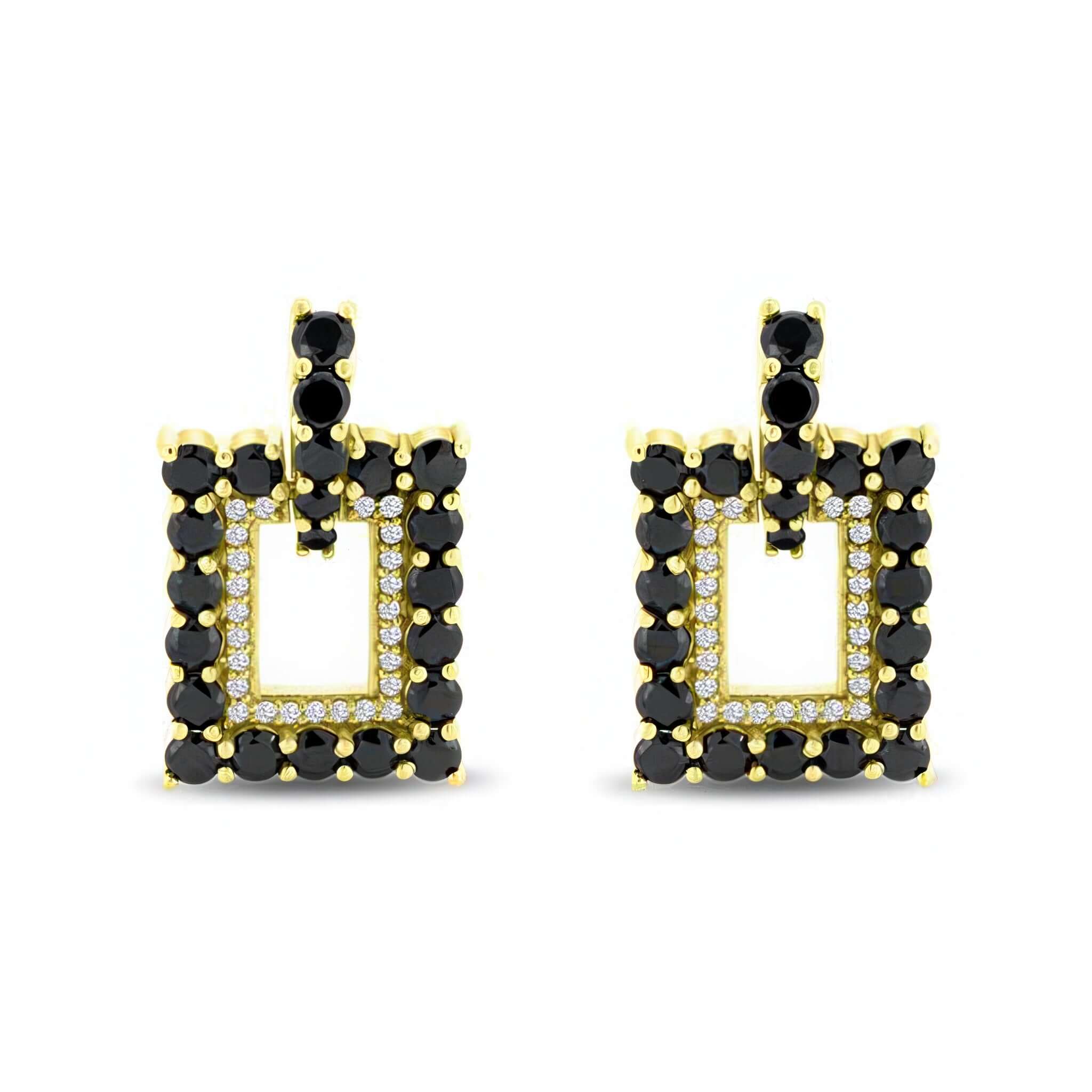 Black Diamond Earrings