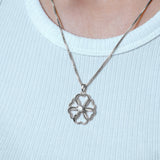 Moissanite Silver Heart Necklace