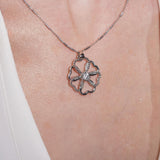 Moissanite Silver Heart Necklace