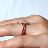 Marquise Cut Moissanite Wedding Set