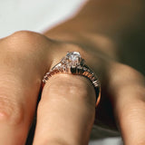 Marquise Cut Moissanite Wedding Set