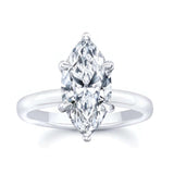 2 Carat Marquise Lab Diamond Solitaire Engagement Ring