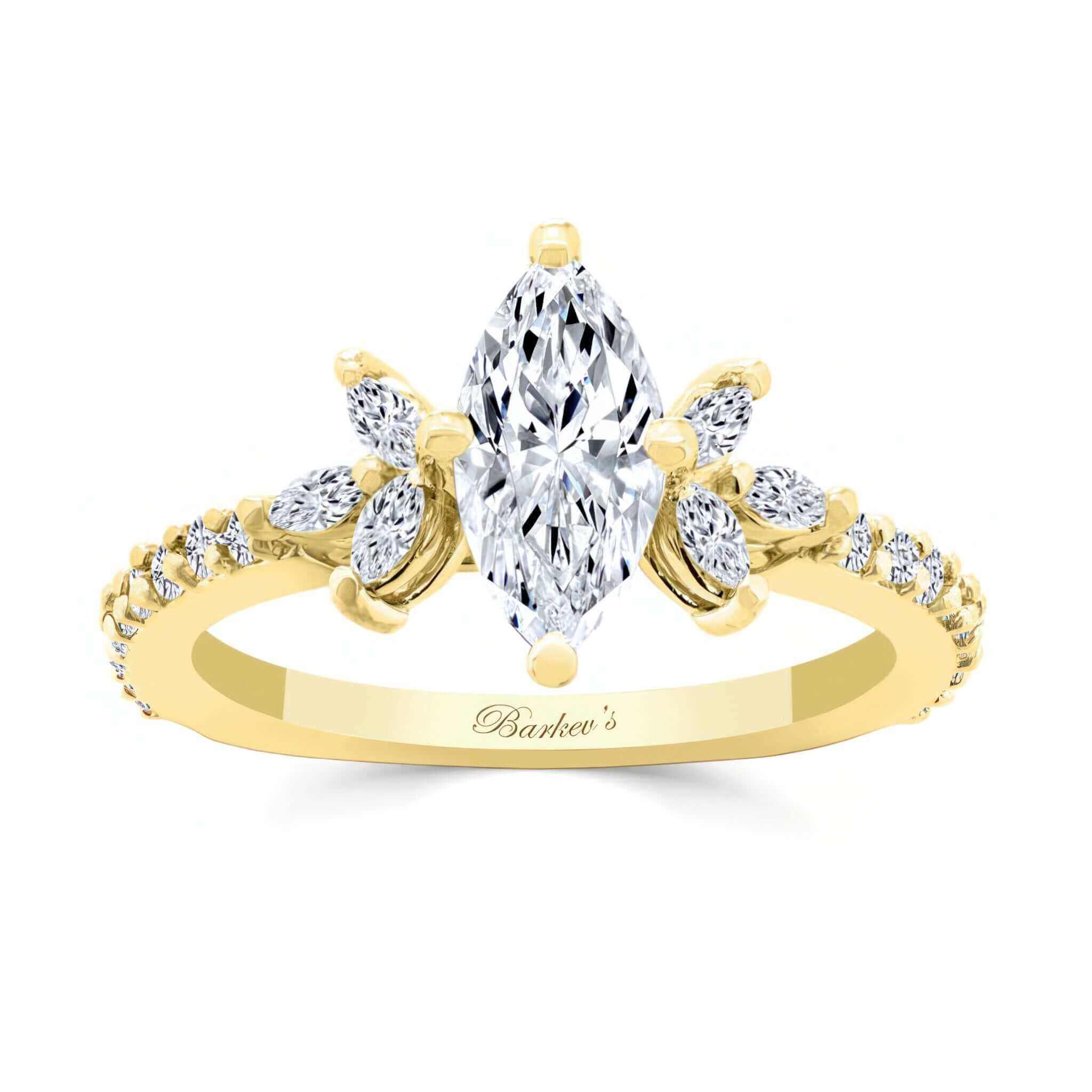 Marquise Cut Engagement Ring