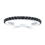 Black Diamond Wedding Band For Ring Style 8335LBK