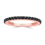 Black Diamond Wedding Band For Ring Style 8335LBK