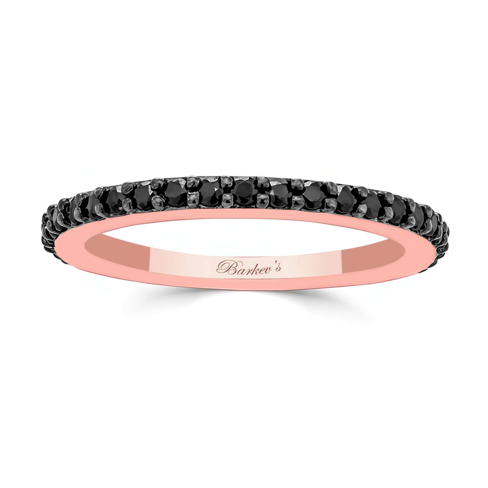 Black Diamond Wedding Band For Ring Style 8335LBK