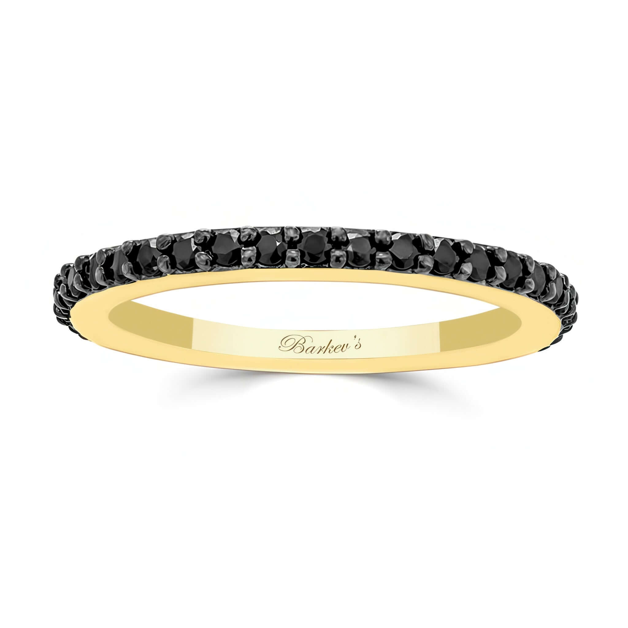Black Diamond Wedding Band For Ring Style 8335LBK