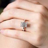 2 Carat Emerald Cut Engagement Ring