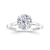 2 Carat Cushion Cut Lab Diamond Solitaire Engagement Ring