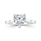 2 Carat Heart Shape Solitaire Engagement Ring