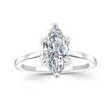 2 Carat Marquise Cut Lab Diamond Solitaire Engagement Ring